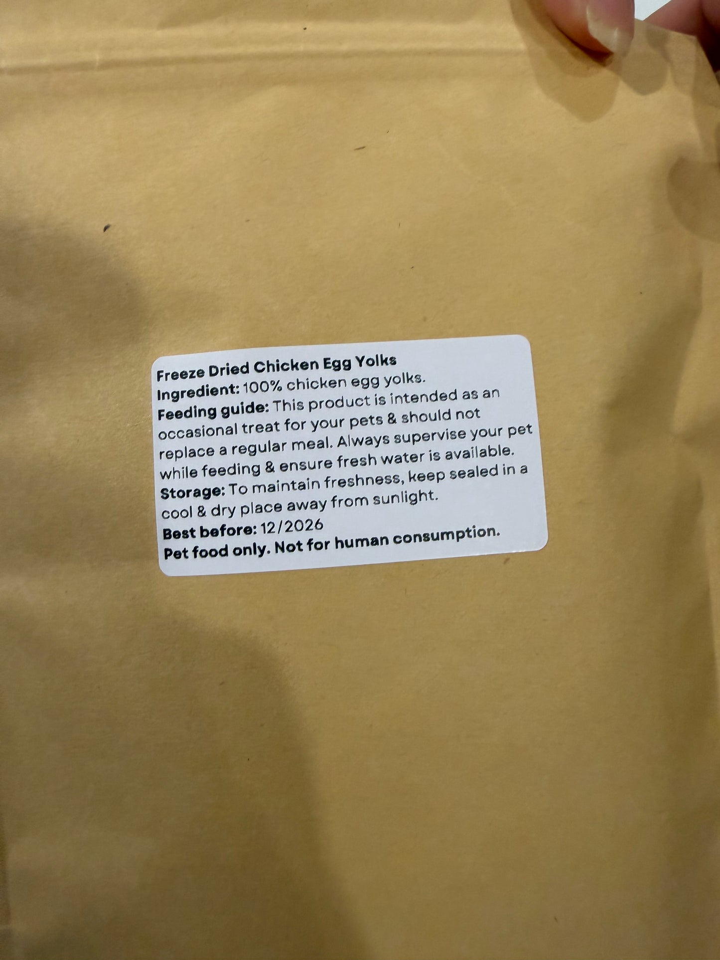 Hill & Hound Chicken Egg Yolk