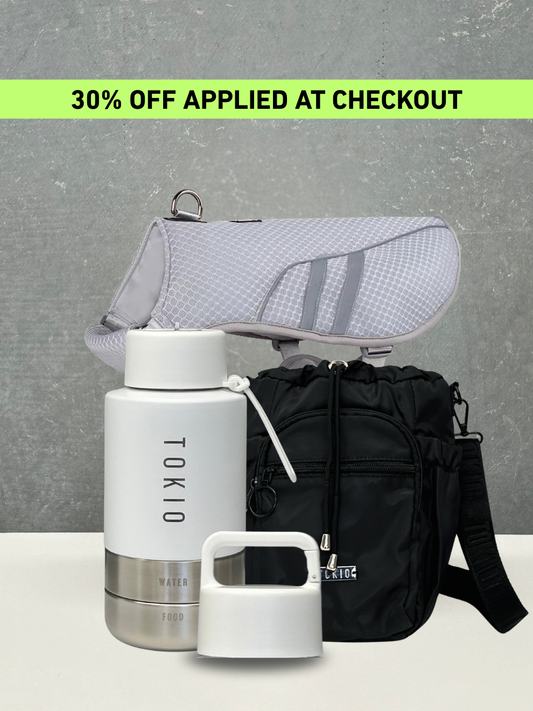TOKIO Summer Bundle - Everyday White, Bag Black & Cooling Harness + Trek Lid