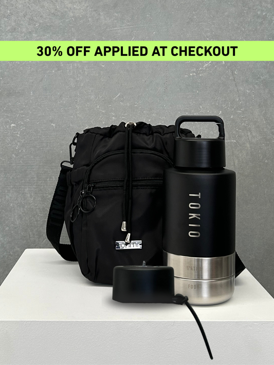 TOKIO Adventure Bundle - Trek Black & Bag Black + Everyday Lid