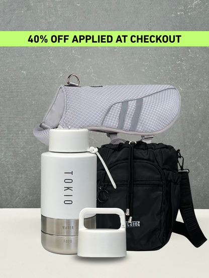 TOKIO Summer Bundle - Everyday White, Bag Black & Cooling Harness + Trek Lid