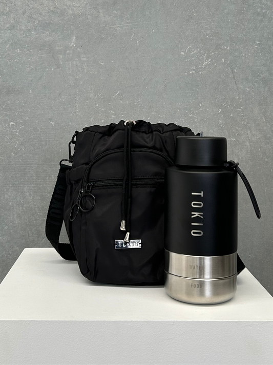 TOKIO Bag & Bottle Bundle - Everyday Black & Bag Black