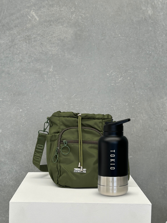 TOKIO Bag & Bottle Bundle - Original & Bag Olive