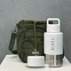 Trek White & Bag Olive