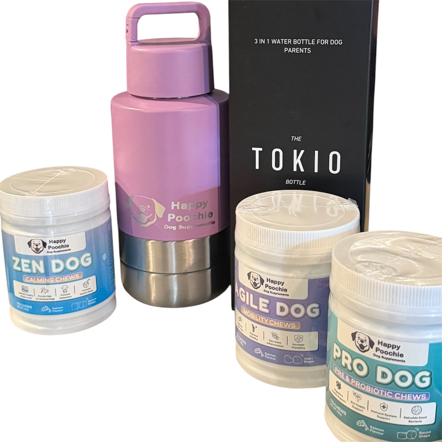 Tokio X Happy Poochie Active & Healthy Bundle