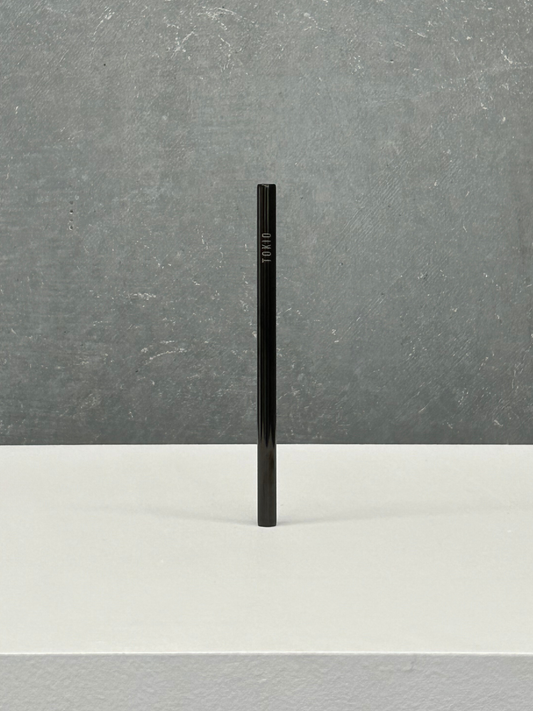 Stainless Steel Black Straw