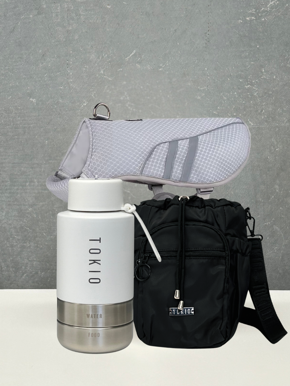 TOKIO Summer Bundle - Everyday White, Bag Black & Cooling Harness