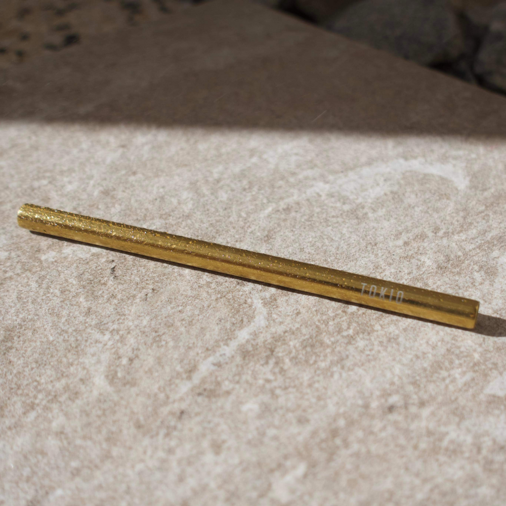 Stainless Steel Gold Straw